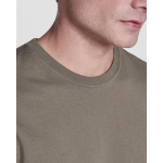Kurzärmeliges T-Shirt aus Baumwolle 180 g/m² Roly Direct Braco farbe militärgrün erste Detailansicht