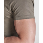 Kurzärmeliges T-Shirt aus Baumwolle 180 g/m² Roly Direct Braco farbe militärgrün zweite Detailansicht