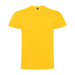 Kurzärmeliges T-Shirt aus Baumwolle 180 g/m2 Roly Direct Braco farbe gold zweite Ansicht