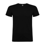 Kurzärmeliges T-Shirt aus Baumwolle 155 g/m2 Roly Direct Beagle farbe schwarz zweite Ansicht