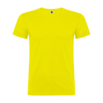 Kurzärmeliges T-Shirt aus Baumwolle 155 g/m2 Roly Direct Beagle farbe gelb zweite Ansicht