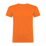 Kurzärmeliges T-Shirt aus Baumwolle 155 g/m2 Roly Direct Beagle farbe orange zweite Ansicht