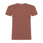 Kurzärmeliges T-Shirt aus Baumwolle 155 g/m2 Roly Direct Beagle farbe rotbraun zweite Ansicht
