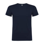 Kurzärmeliges T-Shirt aus Baumwolle 155 g/m2 Roly Direct Beagle farbe marineblau zweite Ansicht