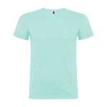Kurzärmeliges T-Shirt aus Baumwolle 155 g/m2 Roly Direct Beagle farbe mintgrün zweite Ansicht