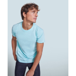 Kurzärmeliges T-Shirt aus Baumwolle 155 g/m2 Roly Direct Beagle farbe mintgrün sechste Gebrauchsansicht