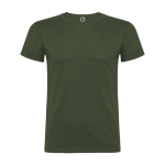 Kurzärmeliges T-Shirt aus Baumwolle 155 g/m2 Roly Direct Beagle farbe dunkelgrün zweite Ansicht