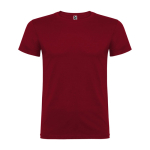Kurzärmeliges T-Shirt aus Baumwolle 155 g/m2 Roly Direct Beagle farbe granatrot zweite Ansicht