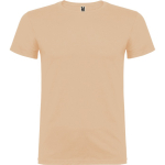 Kurzärmeliges T-Shirt aus Baumwolle 155 g/m² Roly Direct Beagle farbe hellbraun erste Gebrauchsansicht