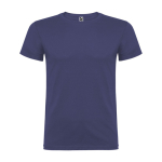 Kurzärmeliges T-Shirt aus Baumwolle 155 g/m2 Roly Direct Beagle farbe jeansblau zweite Ansicht