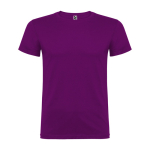 Kurzärmeliges T-Shirt aus Baumwolle 155 g/m2 Roly Direct Beagle farbe lila zweite Ansicht