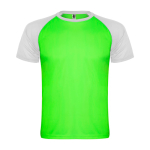 Sport-T-Shirt aus Polyester 140 g/m2 Roly Direct Indianapolis farbe neongrün zweite Ansicht