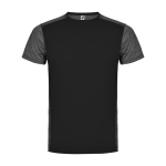 Technisches Kurzarm-T-Shirt 135 g/m2 Roly Direct Zolder farbe mattschwarz zweite Ansicht