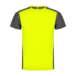 Technisches Kurzarm-T-Shirt 135 g/m2 Roly Direct Zolder farbe neongelb zweite Ansicht
