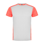 Technisches Kurzarm-T-Shirt 135 g/m2 Roly Direct Zolder farbe korallenrot zweite Ansicht