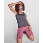 Technisches Slimfit-Trägertop mit Elasthan 160 g/m2 Roly Direct Aida farbe schwarz erste Gebrauchsansicht