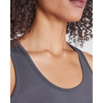 Technisches Slimfit-Trägertop mit Elasthan 160 g/m2 Roly Direct Aida farbe schwarz erste Detailansicht