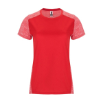 Technisches Damen-T-Shirt aus Polyester 135 g/m2 Roly Direct Zolder farbe rot zweite Ansicht