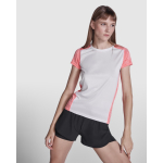 Technisches Damen-T-Shirt aus Polyester 135 g/m2 Roly Direct Zolder farbe korallenrot erste Gebrauchsansicht