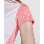 Technisches Damen-T-Shirt aus Polyester 135 g/m2 Roly Direct Zolder farbe korallenrot zweite Detailansicht