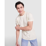 Kurzarm T-Shirt aus Baumwolle 190 g/m2 Roly Direct Stafford farbe schwarz erste Gebrauchsansicht