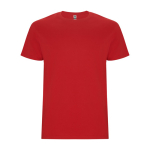 Kurzarm T-Shirt aus Baumwolle 190 g/m2 Roly Direct Stafford farbe rot zweite Ansicht