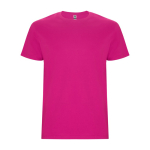 Kurzarm T-Shirt aus Baumwolle 190 g/m2 Roly Direct Stafford farbe rosa zweite Ansicht