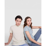 Kurzarm T-Shirt aus Baumwolle 190 g/m2 Roly Direct Stafford farbe türkis dritte Gebrauchsansicht