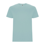 Kurzarm T-Shirt aus Baumwolle 190 g/m2 Roly Direct Stafford farbe verwaschenes blau zweite Ansicht