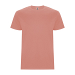 Kurzarm T-Shirt aus Baumwolle 190 g/m2 Roly Direct Stafford farbe rotbraun zweite Ansicht