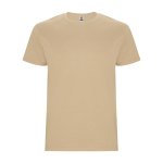 Kurzarm T-Shirt aus Baumwolle 190 g/m2 Roly Direct Stafford farbe sandbraun zweite Ansicht