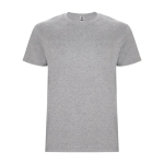 Kurzarm T-Shirt aus Baumwolle 190 g/m2 Roly Direct Stafford farbe hellgrau zweite Ansicht