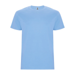 Kurzarm T-Shirt aus Baumwolle 190 g/m2 Roly Direct Stafford farbe hellblau zweite Ansicht