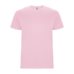 Kurzarm T-Shirt aus Baumwolle 190 g/m2 Roly Direct Stafford farbe hellrosa zweite Ansicht