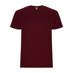 Kurzarm T-Shirt aus Baumwolle 190 g/m2 Roly Direct Stafford farbe granatrot zweite Ansicht