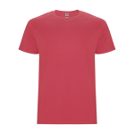 Kurzarm T-Shirt aus Baumwolle 190 g/m2 Roly Direct Stafford farbe fuchsrot zweite Ansicht