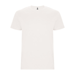 Kurzarm T-Shirt aus Baumwolle 190 g/m2 Roly Direct Stafford farbe gebrochen weiß zweite Ansicht
