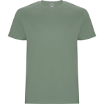 Kurzarm T-Shirt aus Baumwolle 190 g/m² Roly Direct Stafford farbe olivgrün erste Gebrauchsansicht