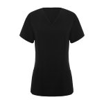 Damen-Kasack aus Polyester mit kurzen Ärmeln 170 g/m2 Roly Ferox farbe schwarz zweite Ansicht