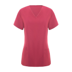 Damen-Kasack aus Polyester mit kurzen Ärmeln 170 g/m2 Roly Ferox farbe rosa zweite Ansicht