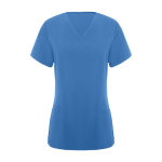 Damen-Kasack aus Polyester mit kurzen Ärmeln 170 g/m2 Roly Ferox farbe bondi blau zweite Ansicht