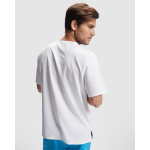 Kasack aus Polyester mit kurzen Ärmeln 170 g/m2 Roly Ferox farbe weiß vierte Gebrauchsansicht