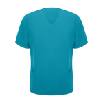 Kasack aus Polyester mit kurzen Ärmeln 170 g/m2 Roly Ferox farbe bondi blau zweite Ansicht