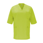 Kurzarm Unisex-Kasack aus Polyester 160 g/m2 Roly Panacea farbe grüne pistazie zweite Ansicht
