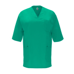 Kurzarm Unisex-Kasack aus Polyester 160 g/m2 Roly Panacea farbe smaragdgrün zweite Ansicht