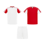 Unisex-Sportset mit 2 T-Shirts und 1 Hose, 140 g/m2 Roly Direct Juve farbe taupe zweite Ansicht