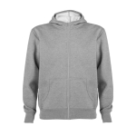 Sweatshirt aus Baumwolle mit Kapuze, 280 g/m2 Roly Direct Montblanc farbe hellgrau zweite Ansicht
