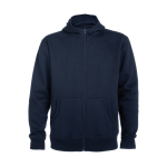 Sweatshirt aus Baumwolle mit Kapuze, 280 g/m2 Roly Direct Montblanc farbe marineblau zweite Ansicht