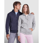 Sweatshirt aus Baumwolle mit Kapuze, 280 g/m2 Roly Direct Montblanc farbe marineblau dritte Gebrauchsansicht