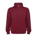 Sweatshirt aus Baumwolle mit Kapuze, 280 g/m2 Roly Direct Montblanc farbe granatrot zweite Ansicht